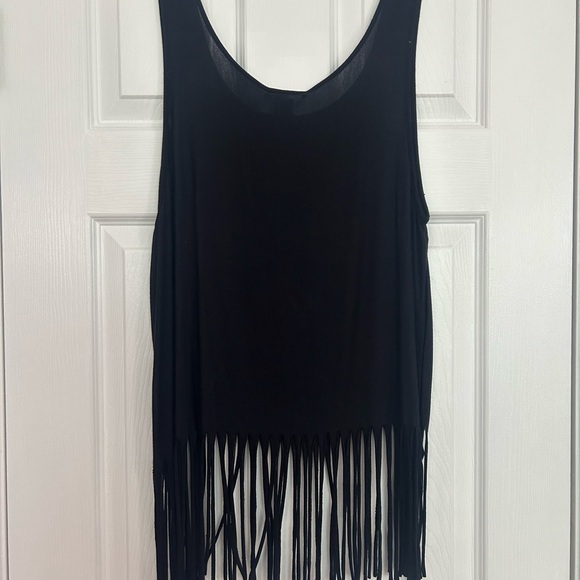 NWT - About A Girl Los Angeles XL Tank with tassles. - Picture 3 of 5